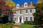 Colonial revival style house.