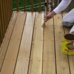 Staining a Redwood Deck